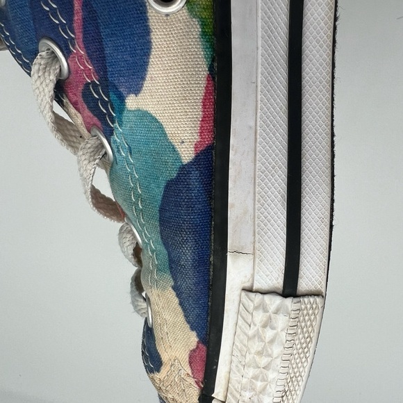 Converse All Star Wild Mango Paint splatter hi tip Chucks - Picture 10 of 10